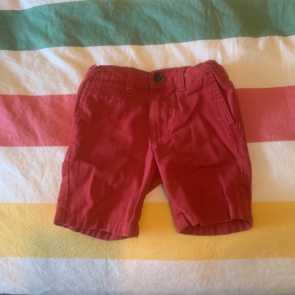 Original Penguin Red shorts with adjustable waist